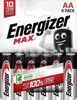 Energizer battery Max Alkaline AA CHP6