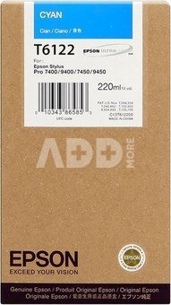 Epson ink cartridge cyan T 612 220 ml T 6122