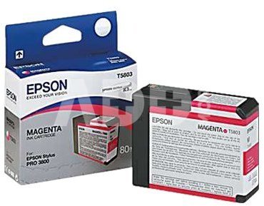 Epson ink cartridge magenta T 580 80 ml T 5803