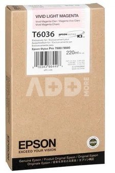 Epson ink cartridge vivid light magenta T 603 220 ml T 6036