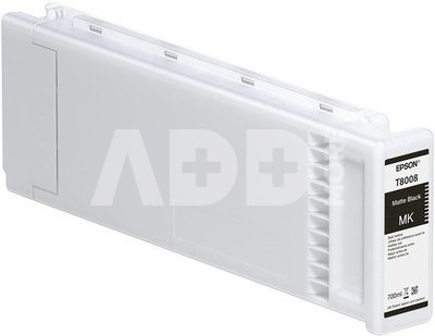 Epson Singlepack Matte Black T80080N UltraChrome PRO 700ml