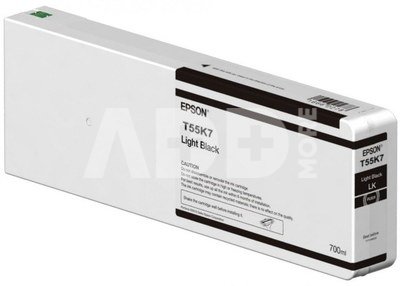 Epson Singlepack T55K700 UltraChrome HDX/HD 700ml Light Black