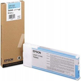 Epson ink cartridge light cyan T 606 220 ml T 6065