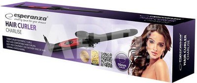 Esperanza Charlise EBL003 curling iron Black&red