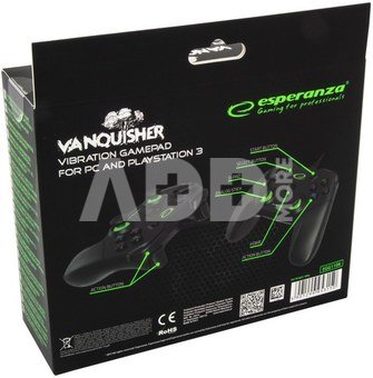 Esperanza GAMEPAD PC/PS 3 USB VANQUISHER