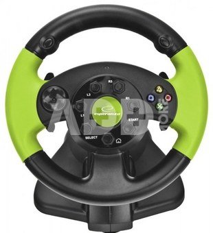 Esperanza STEERING WHEEL EG104 PC/PS3 X-BOX 360, VIBRATION FOR