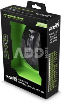 Esperanza WIRED FOR PLAYERS MOUSE 6D Optical USB MX203 SCORPIO BLUE