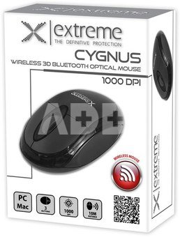 Esperanza Wireless Bluetooth optical mouse 3D Cyngus black