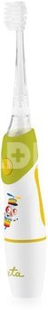 ETA Toothbrush | Sonetic ETA071090040 | Battery operated | For kids | Number of brush heads included 2 | Number of teeth brushing modes 1 | Green/White