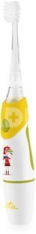 ETA Toothbrush | Sonetic ETA071090050 | Battery operated | For kids | Number of brush heads included 2 | Number of teeth brushing modes 1 | Yellow/White
