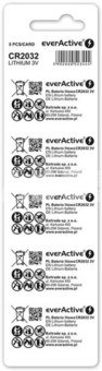 everActive BATTERIES CR2032 5 PCS