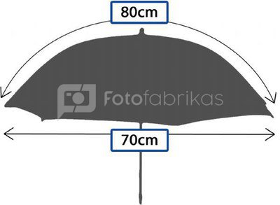 Falcon Eyes Umbrella UR-32T Translucent White 80 cm