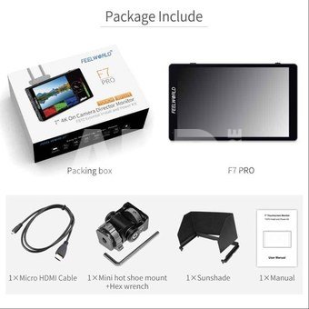 FEELWORLD 7" F7 PRO 3D LUT Touch Screen