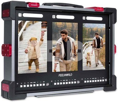 Feelworld PS101 Triple 10.1 inch Vertical Display Monitor