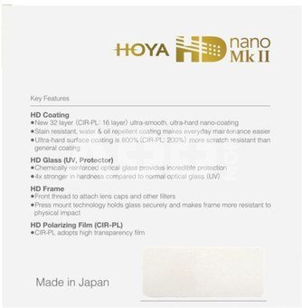 Filter Hoya HD nano MkII UV 52mm