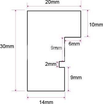 Focus Dahlia UV Glass Black 50x70/PP 40x50