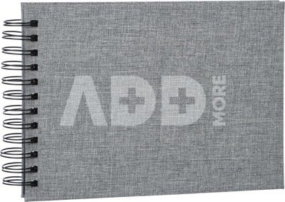 Focus Essence Wire-O 23x17 Grey w. black sheets