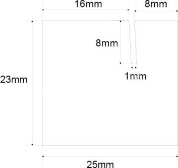 Focus Photo Block black small 2,8cm