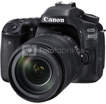 Veidrodinis fotoaparatas CANON EOS 80D + 18-135mm IS NANO USM