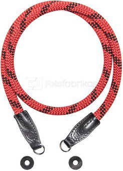 Fotoaparato dirželis-virvė Cooph Leica (juoda/raudona)