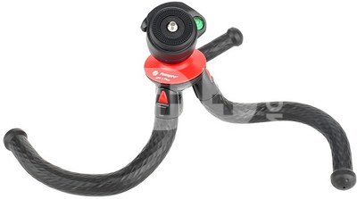 Fotopro UFO 2 Plus Black/Red Tripod met Telefoon & GoPro Mount