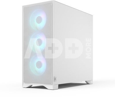 Fractal Design Case | Pop 2 Air | White TG RGB | ATX | Power supply included No