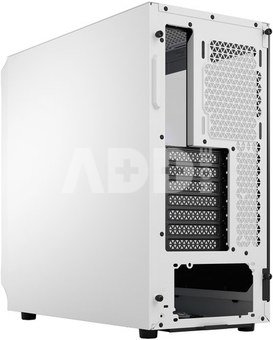Fractal Design Focus 2 RGB White TG Clear Tint, Midi Tower, Power supply included No