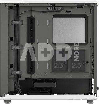 Fractal Design North Chalk White, Power supply included No