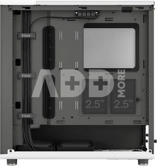 Fractal Design North Chalk White, Power supply included No