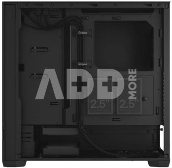 Fractal Design Pop Air Black Solid, ATX, mATX, Mini ITX, Power supply included No