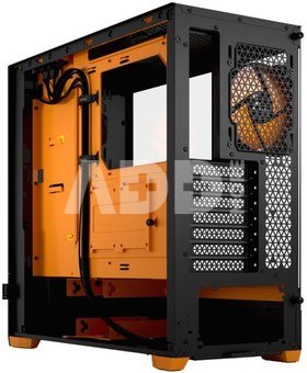 Fractal Design Pop Air RGB Orange Core TG Clear Tint, ATX, mATX, Mini ITX, Power supply included No