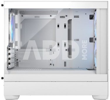 Fractal Design Pop Mini Air RGB White TG Clear Tint, mATX, Mini ITX, Power supply included No