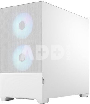 Fractal Design Pop Mini Air RGB White TG Clear Tint, mATX, Mini ITX, Power supply included No