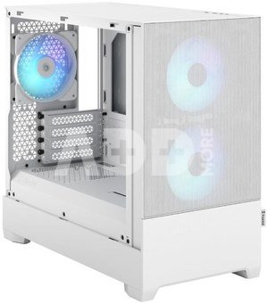 Fractal Design Pop Mini Air RGB White TG Clear Tint, mATX, Mini ITX, Power supply included No