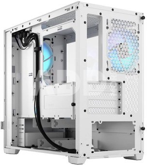 Fractal Design Pop Mini Air RGB White TG Clear Tint, mATX, Mini ITX, Power supply included No