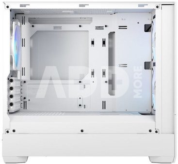 Fractal Design Pop Mini Air RGB White TG Clear Tint, mATX, Mini ITX, Power supply included No