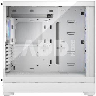 Fractal Design Pop XL Air RGB White TG Clear Tint, E-ATX up to 280 mm, ATX , mATX, Mini ITX, Power supply included No