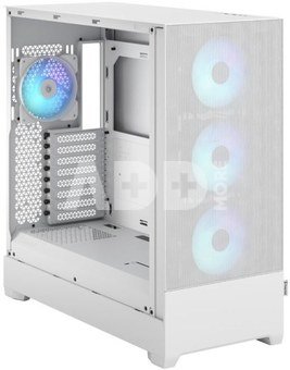 Fractal Design Pop XL Air RGB White TG Clear Tint, E-ATX up to 280 mm, ATX , mATX, Mini ITX, Power supply included No