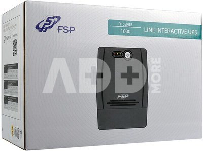 Fortron FSP UPS FP-1000/ 1000VA, 600W/ AVR/ 4 Schuko Output Sockets/ 312J Surge Protection