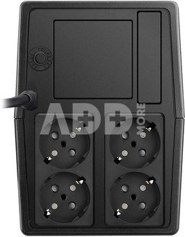 Fortron FSP UPS FP-1000/ 1000VA, 600W/ AVR/ 4 Schuko Output Sockets/ 312J Surge Protection