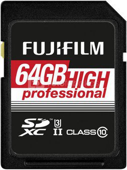 Fujifilm 64GB SDXC Card UHS-II High Professional Class 10
