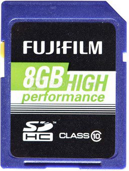 Fujifilm 8GB SDHC Card High Performance Class 10