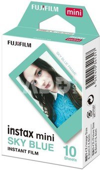 Fujifilm Fotoplokštelės Instax MINI Sky Blue Frame 10vnt.