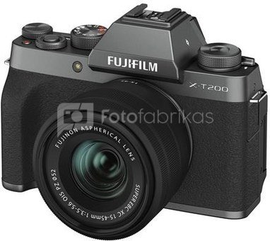Fujifilm X-T200 + 15-45mm (Dark silver)