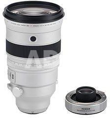 Fujifilm XF 200mm F2 R LM OIS WR su XF 1.4x TC F2 WR telekonverteriu