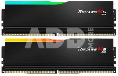 G.SKILL Memory PC DDR5 32GB (2x16GB) Ripjaws M5 RGB 5200MHz CL40 XMP3 Black