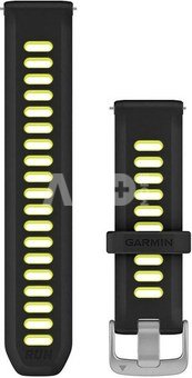Garmin watch strap Quick Release 20mm Forerunner 170, black/yellow