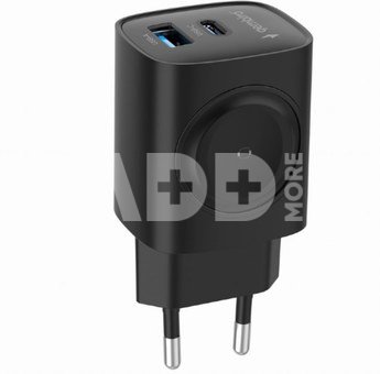 Gembird 2-in-1 20 W Apple Watch and Phone Fast Charger | TA-UC-PDQCW20-01-BK