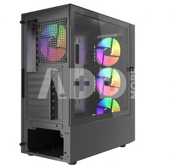 Gembird PC Case Midi Tower Fornax 4300 ATX black