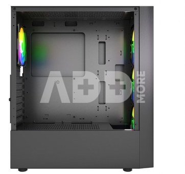 Gembird PC Case Midi Tower Fornax 4300 ATX black